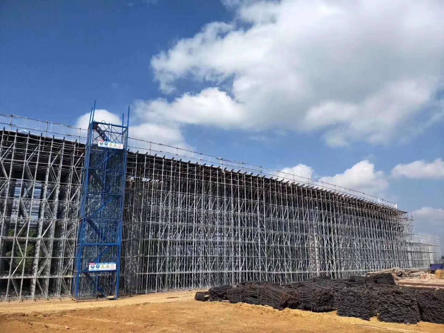盤扣腳手架搭建周期短，經(jīng)濟效益好！